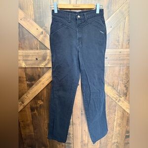 ROCKY MOUNTAIN Vintage 80s Bareback Black Super High Rise Mom Jeans Size 9/10